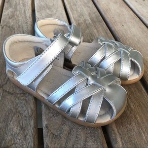 See Kai Run Silver Camila Sandal Size 9 Never Worn